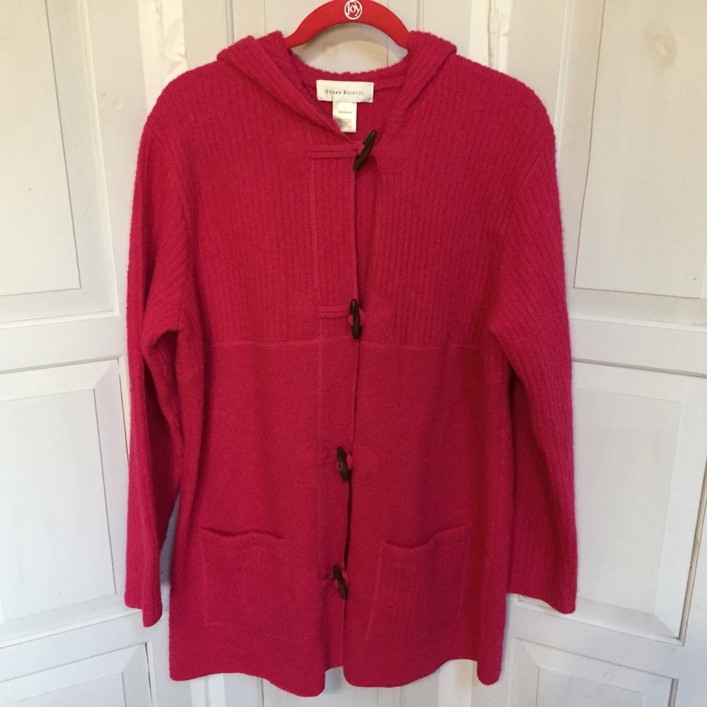 Susan Bristol Pink Hooded Jacket